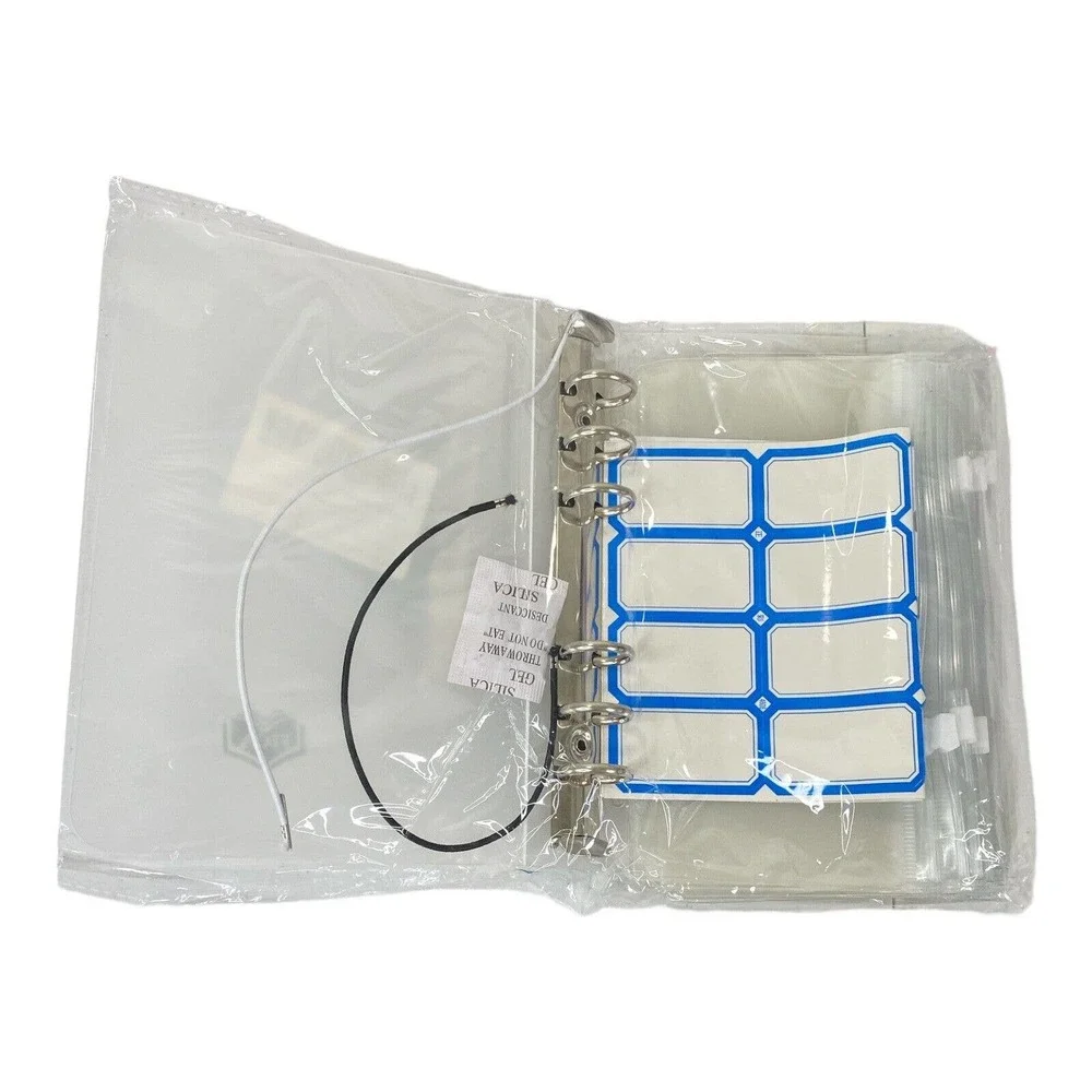 FJCA Clear 12-Pocket Budget System Binder